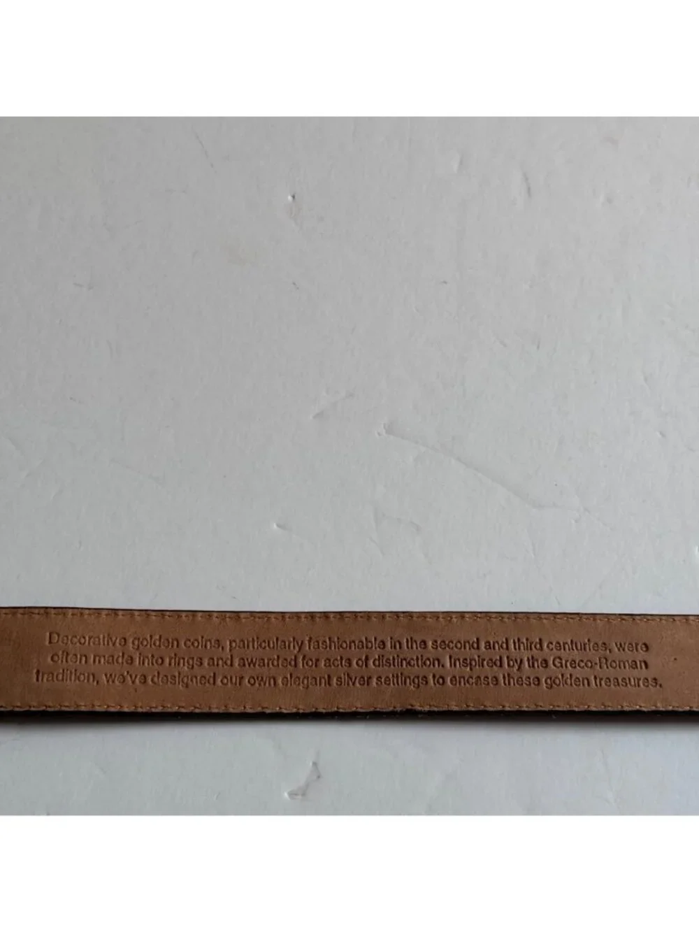 Brighton Brown Leather Belt Museum Collection M 37809 Sphinx Pegasus Vintage 90s - Picture 13 of 16